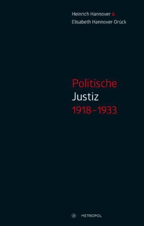 Politische Justiz 1918 - 1933